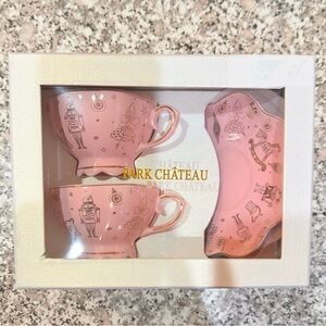 Park Chateau Pink Nutcracker Tea Cup with Saucer Gift Set Luxury Ballerina NEW